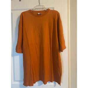 GUC Baby Bluez Denim Company Orange T Short Sleeve T Shirt 100% Cotton Size 2XL